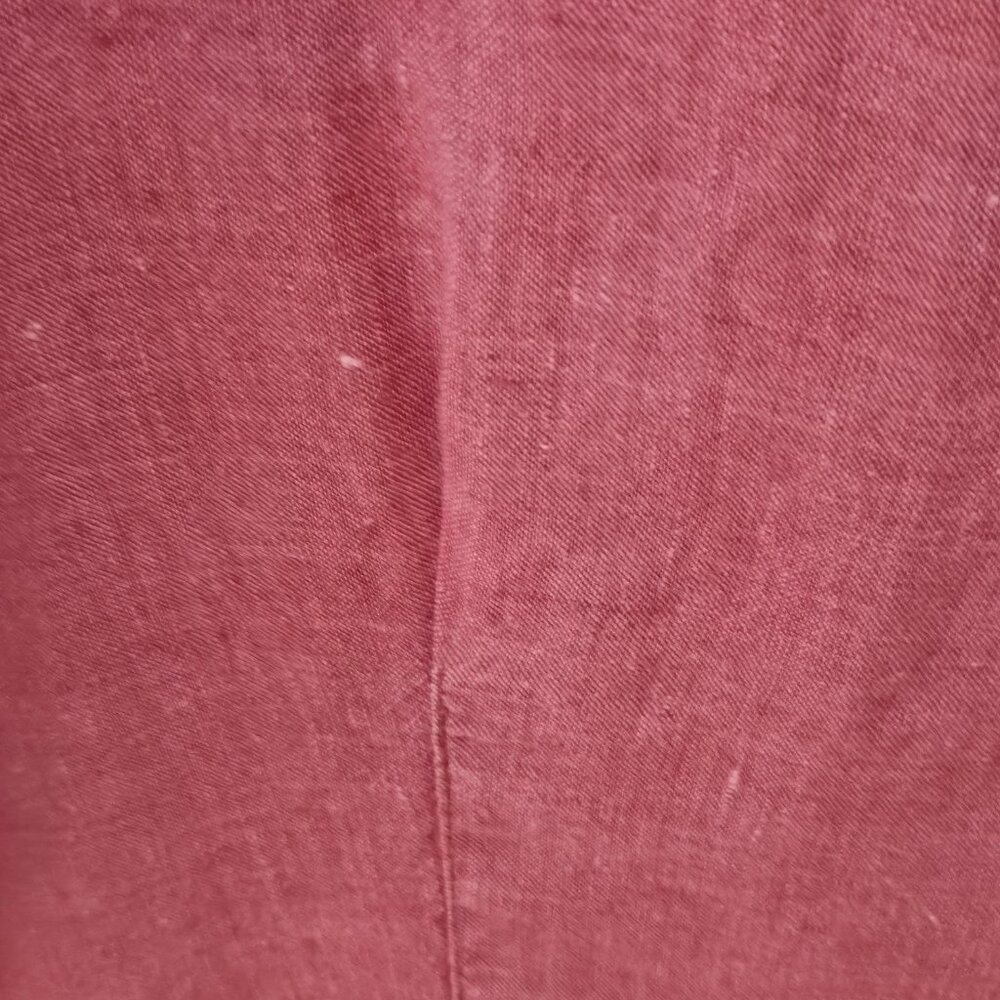 J. Jill Soft Red  100% Linen Button Down Blouse Sz Large - Picture 6 of 12